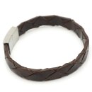 Lederarmband dunkelbraun Unisex Armband GONAS22