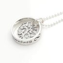 Namenskette Anhänger mit Gravur Familie Lebensbaum GONC107