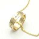 Gold333 Kette mit Gravur Anhänger Familie...