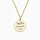 Echt Gold 333 Kette und Anhänger mit Gravur GONC118