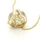 Gold 333 Kette mit Gravur Anhänger Lebensbaum...