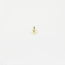 Echt Gold 585 Anhänger 10mm Eismatt mit Lasergravur...