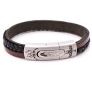 Lederarmband BERLIN  inkl, Lasergravur GONAS6SB Indian Style