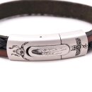 Lederarmband BERLIN  inkl, Lasergravur GONAS6SB Indian Style