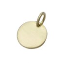 Echt Gold 333 Anhänger 13mm Samtmatt GONA29