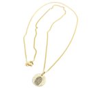 Echt Gold Kette mit 13mm Anhänger Fingerprint Lasergravur inkl. GONC36