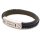 Lederarmband BERLIN inkl. Lasergravur GONAS6schwarz