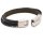 Lederarmband BERLIN inkl. Lasergravur GONAS6schwarz