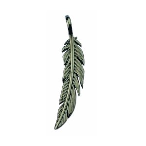 Traumfänger Schmuck Edelstahl Anhänger Feder TF03SGR