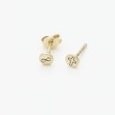 Ohrstecker 4mm Goldschmuck 333 Lasergravur GONOS4