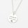 Taufkette mit Gravur Welle Taufschmuck echt Silber GONC67