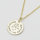 Echt Gold Anhänger Taufkette Namenskette mit Gravur GONC82