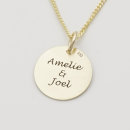 Echt Gold Kette mit Gravur Weltkarte GONC84