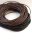 Herrenkette Doubly Donut Anhänger mit Gravur und Lederband GONC96