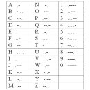 Barren Anhänger mit Gravur Morse Code GONC106