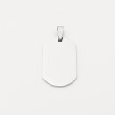 Edelstahlanhänger DogTag Gravurplatte 38x22 KA6162