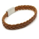 Lederarmband Save our Planet Unisex Armband mit Gravur Weltkarte GONAS23