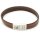 Lederarmband braun Unisex Armband mit Lasergravur GONAS20