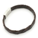 Lederarmband dunkelbraun Unisex Armband GONAS22