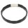 Lederarmband schwarz Unisex Armband GONAS22