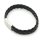 Lederarmband schwarz Unisex Armband GONAS23