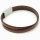 Lederarmband braun mit Magnetverschluß Unisex Armband GONAS25
