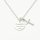 Taufkette mit Gravur Ichthys Kreuzanhänger Taufschmuck echt Silber GONC74