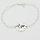 Armband mit Gravur Weltkarte Silberschmuck GONAS26