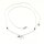 Indianerschmuck Liquidsilber Kette ETS0940Lapis