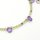 Edelsteinkette mit Amethyst und Peridot