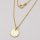 Echt Gold 585 Kette mit Anhänger 10mm Eismatt GONC25