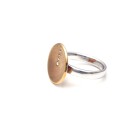 Silberring  mit Rosèvergoldung und Zirkonia 797041661