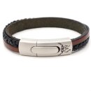 Lederarmband BERLIN  inkl. Lasergravur GONAS6SB Indian Style