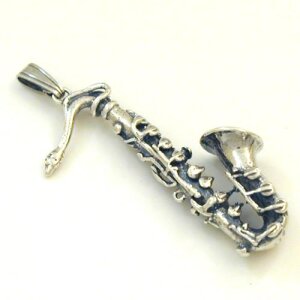 Silberanhänger Saxophon GOA273SI