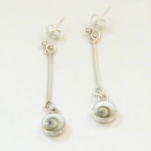 Silber Ohrhänger Shiva Muschel MXOH288