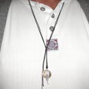 Silberanhänger Kokopelli mit individueller Lasergravur