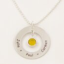 Freundschaftskette Silber mit Lasergravur