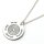 Silberanhänger mit Gravur Labyrinth von Chartres GONC55
