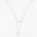 Taufkette mit Gravur Welle Taufschmuck echt Silber GONC67