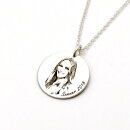 Anhänger mit Foto Gravur echt Silber GONC79