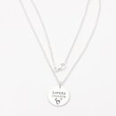 Sternzeichenkette Anhänger mit Gravur echt Silber...