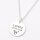 Sternzeichenkette Anhänger mit Gravur echt Silber GONC61