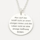Kompassrose Silberscheibe mit individueller Lasergravur GONC80