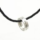Lederkette mit Gravur Anhänger Namenskette...