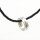 Lederkette mit Gravur Anhänger Namenskette Freundschaftskette Silber925 GONC112