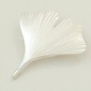 Silberbrosche Ginkgo