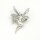 Silberschmuck Jugendstil Brosche GOB14SI