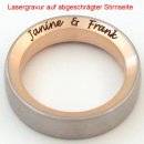 Lasergravur Stirnseite