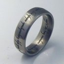 Lasergravur Tolkien - Ihr Ring in Elbenschrift