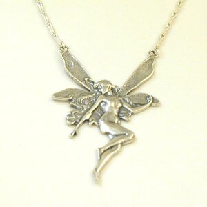 Silberschmuck Jugendstil Kette Elfe GOC24SI